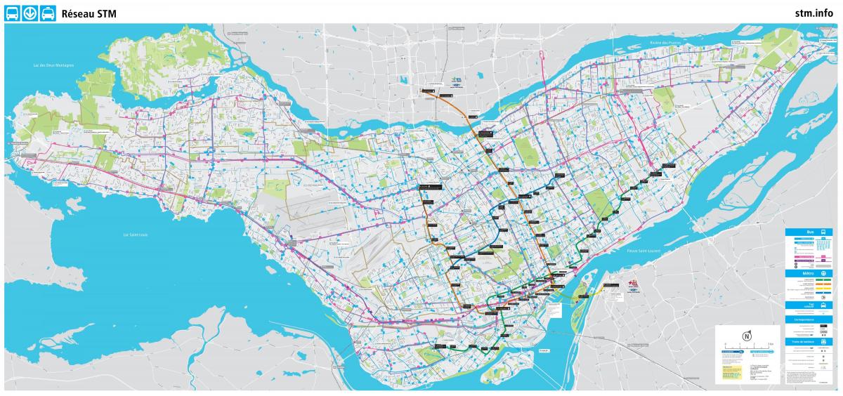خريطة محطة حافلات مونتريال